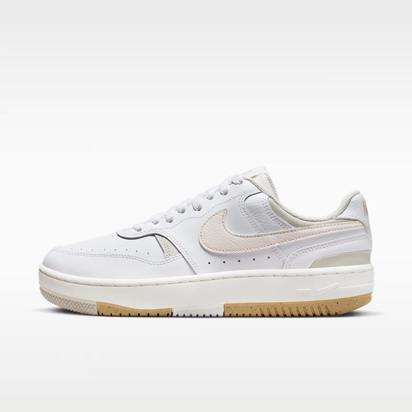 Nike Shoes - Nike Gamma Force Sneakers Woman’s White and Tan Size 9